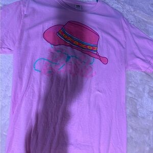 Kids Pink Graphic T-Shirt